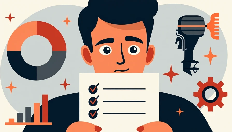 Illustration for boat engine maintenance checklist
