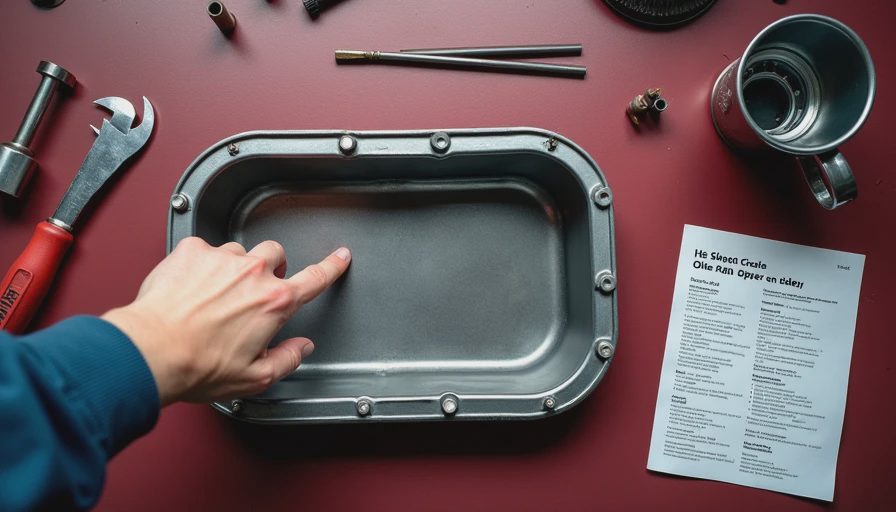 Visual context for the deep part of an oil pan is called the