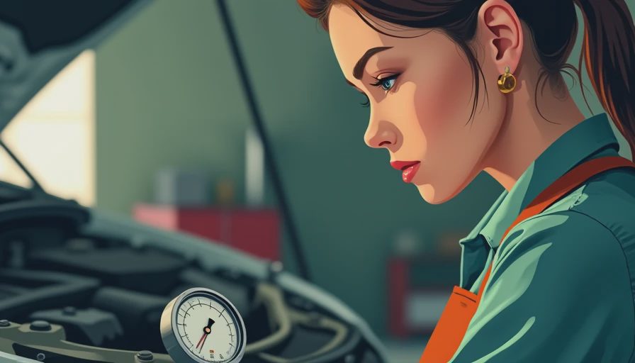 Visual context for engine oil dipstick