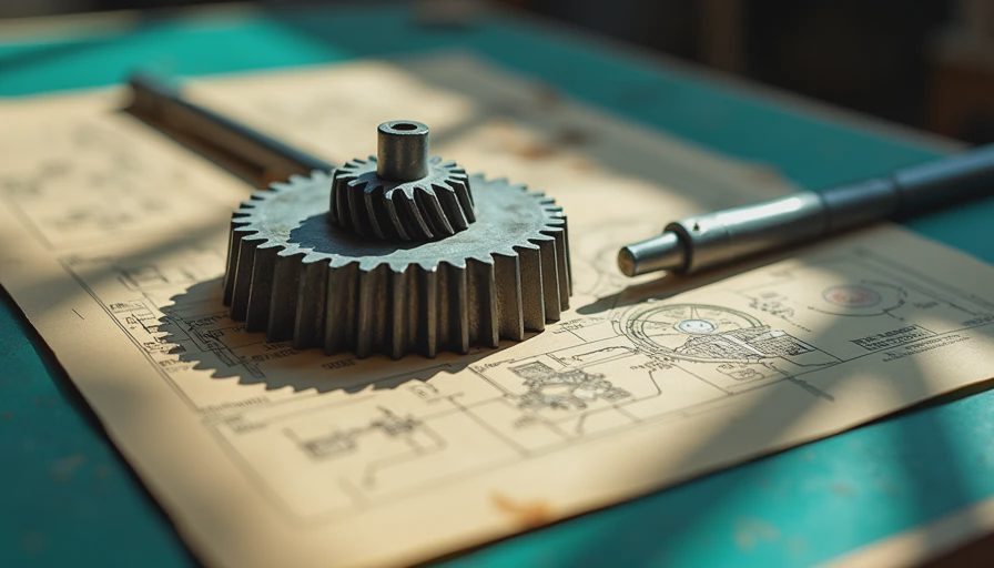 Visual context for worm and worm wheel gear