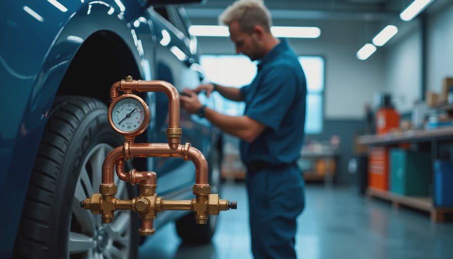 Illustration for hydraulic pressure